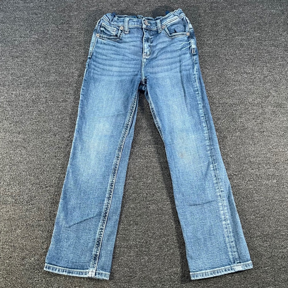 BKE Hudson Jeans Boys Size 10 Blue Good Straight Leg Adjustable Waist Stretch